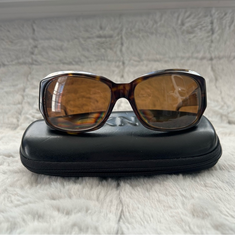 DKNY DY4048 Tortoise Oversized Sunglasses 55-17-130 Brown – RX Lenses w/ Case